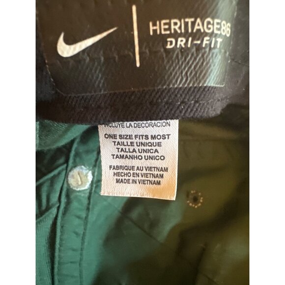 Nike Heritage86 Dri-Fit Michigan State Spartans Adjustable Green Cap - Picture 5 of 5